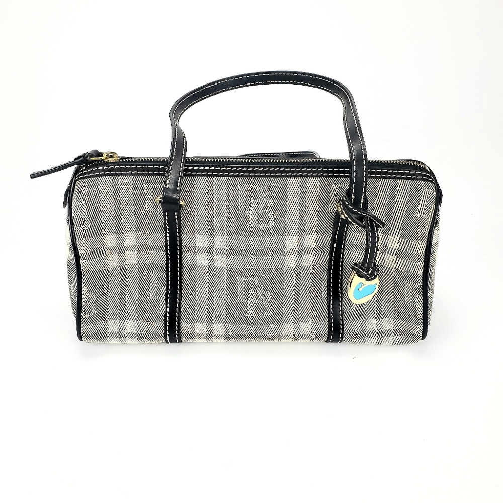 Sale! [Dooney & Bourke] Plaid Monogram Barrel Bag